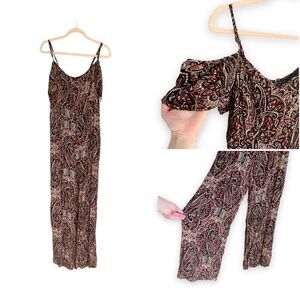 NWT! XHILARATION | Paisley Off-Shoulder Jumpsuit (XL)